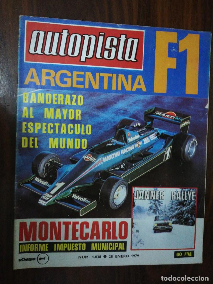 Cars: AUTOPISTA N&ordm; 1038 - ENE 1979 - LANCIA SECRETO 79/80. MAZDA 626. RAID OASIS PAR&Iacute;S-DAKAR