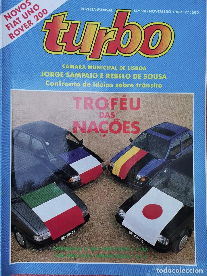 Coches: 1988 REVISTA TURBO - GP DE ESPANA - FORD FIESTA XR2 - ROVER 200 - OPEL CORSA GSI- FIAT UNO