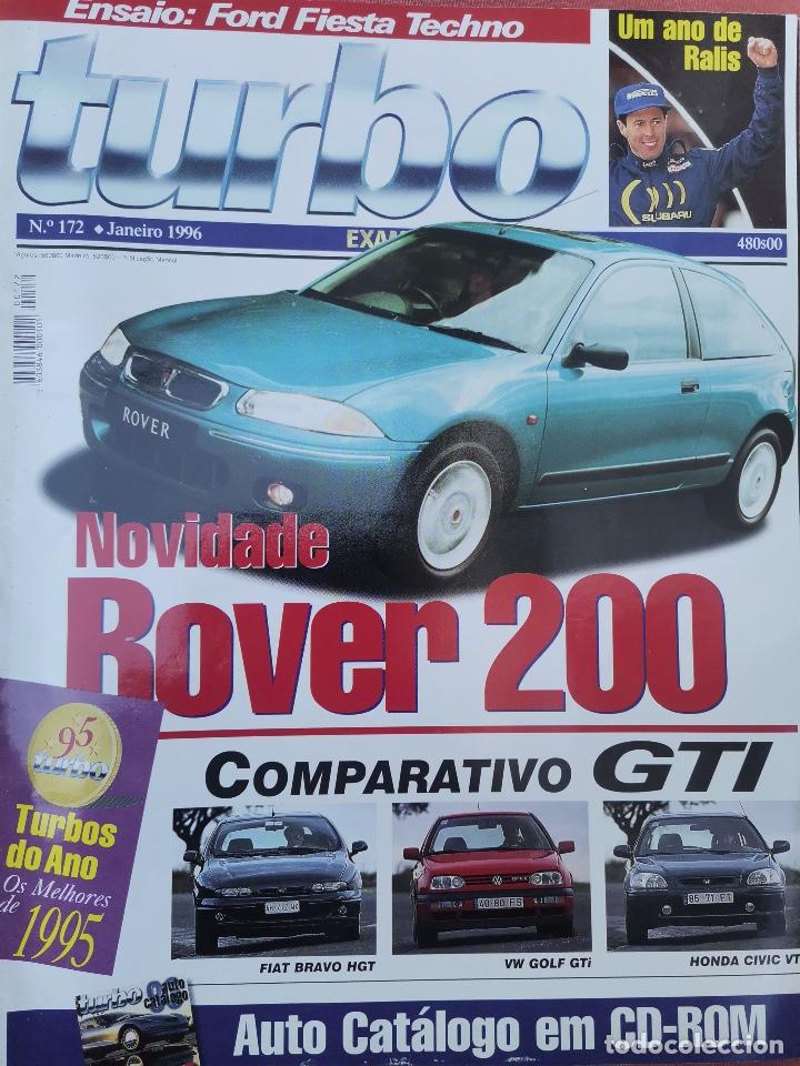 Coches: 1996 REVISTA TURBO - COMPARATIVO GTI - FIAT BRAVO HGT - VW GOLF GTI - HONDA CIVIC VTI - ROVER 200