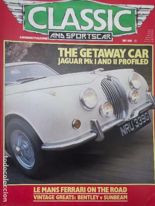 Coches: 1985 REVISTA CLASSIC & SPORT CAR - JAGUAR MKI - LE MANS FERRARI - LOTUS ELAN