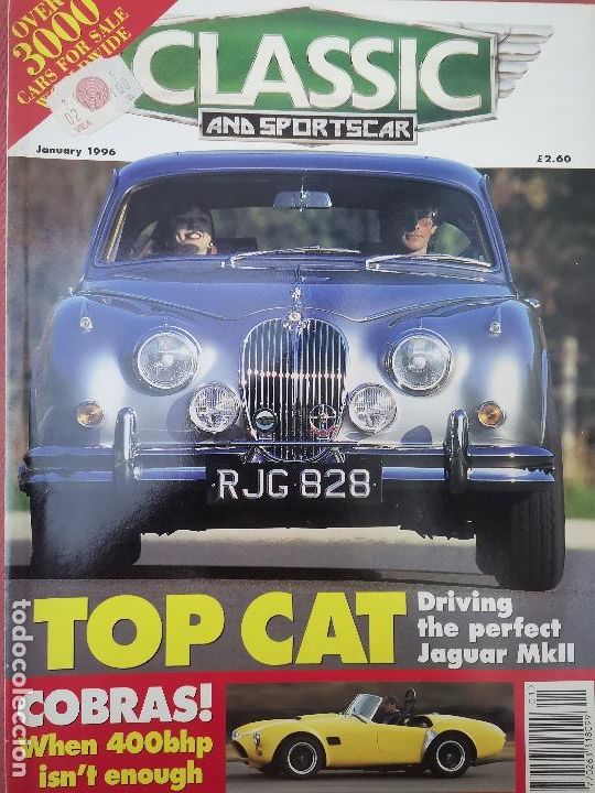 Coches: 1996 REVISTA CLASSIC & SPORT CAR - AC COBRA 400 HP - CITROEN SM - RENAULT ALPINE - JAGUAR MKII