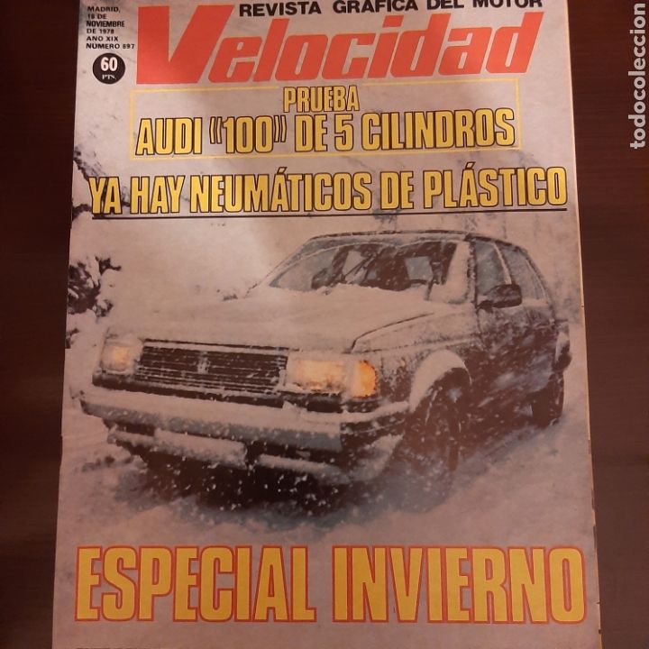 Voitures: Revista velocidad n. 897 de 1978 automovil audi 100