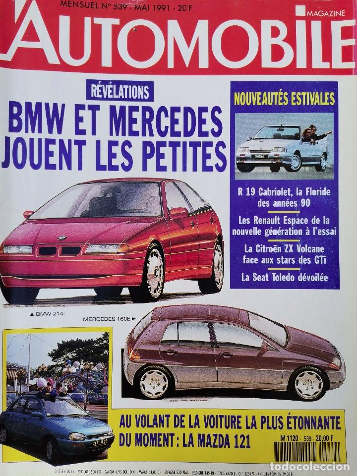 Coches: 1981 REVISTA L`AUTOMOBILE - RENAULT 19 CABRIOLET , RENAULT FLORIDE , RENAULT ESPACE - CITROEN ZX