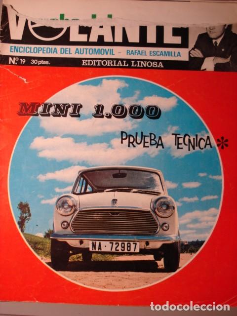 Coches: REVISTA VOLANTE NUM 19 Ferrari - Alfa Romeo Montreal - Prueba Mini 1000