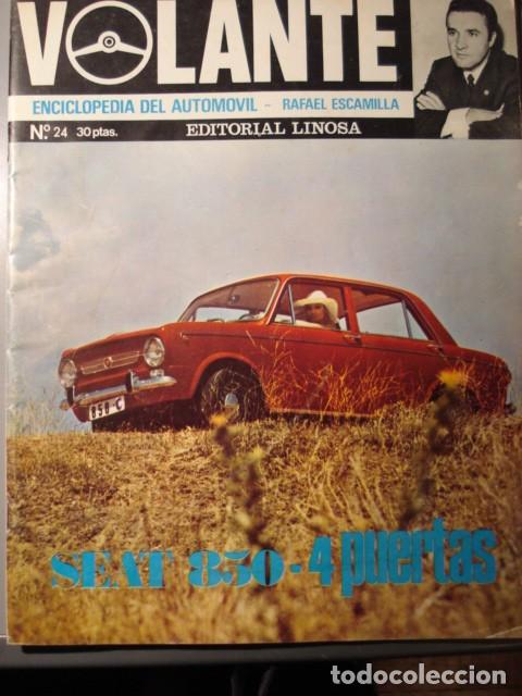 Coches: REVISTA VOLANTE NUM 24 Maserati - Ford Capri - Prueba Seat 850 especial 4p