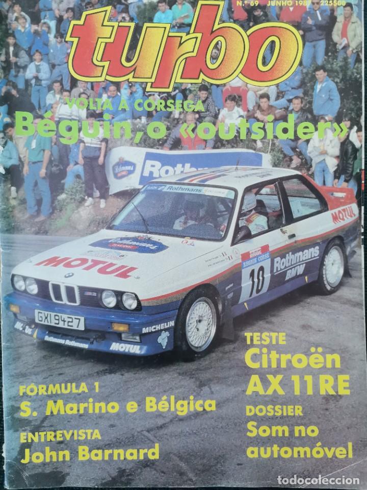 Coches: 1987 REVISTA TURBO - NACIONAL DE RALLYES - RALLYE DA CORSEGA - CITROEN AX - FIAT UNO