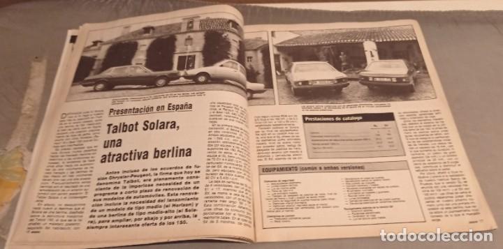 Coches: AUTOPISTA 1129 (MARZO 1981) TALBOT SOLARA. - Foto 3