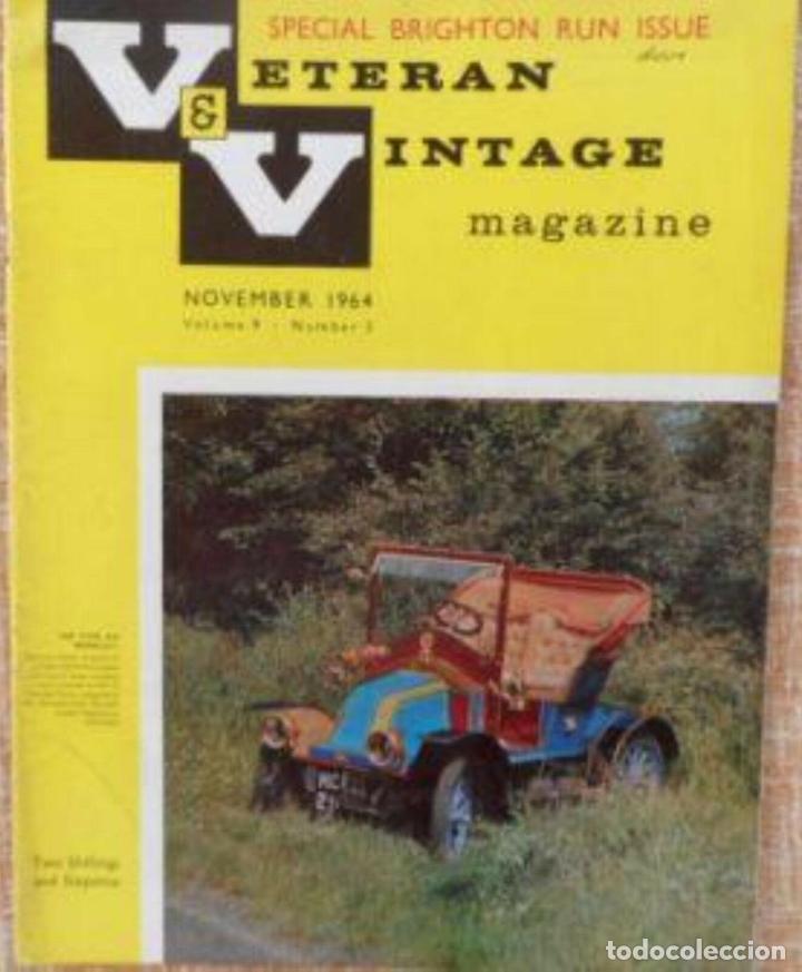 Coches: Veteran and Vintage Magazine/ Volume 9/ No. 3/1964/Pioneer Publications/November