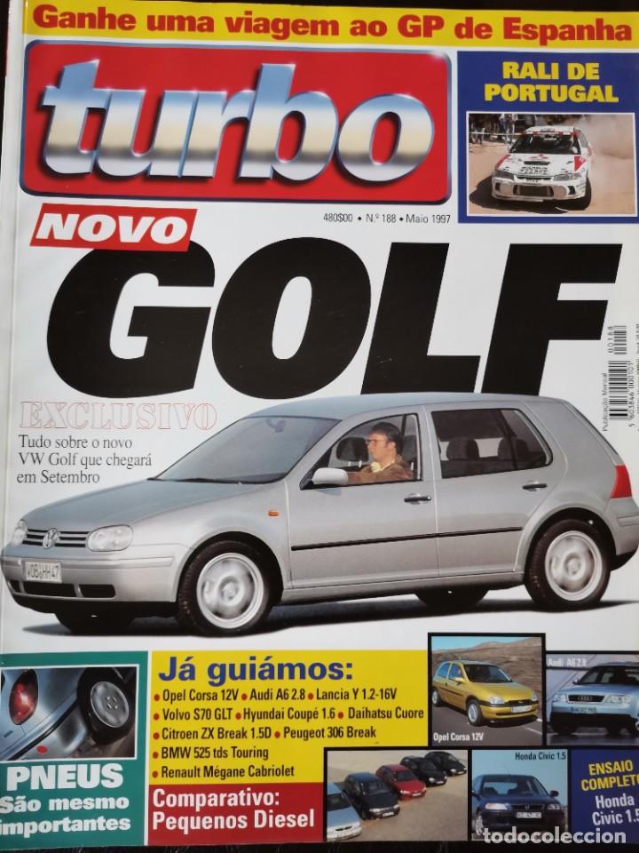 Coches: 1997 REVISTA TURBO - ENSAIO COMPLETO HONDA CIVIC 1.5 - NOVO VW GOLF