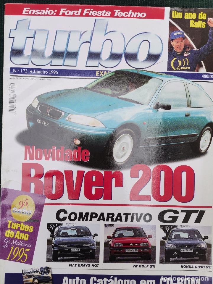 Coches: 1996 REVISTA TURBO - ROVER 200 - FIAT BRAVO - VW GOLF GTI - HONDA CIVIC VTI