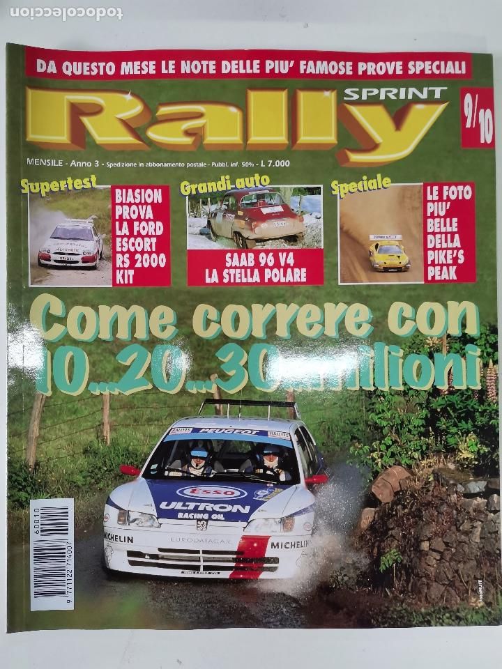 Coches: 1996 REVISTA SPRINT RALLY - BIASON FORD ESCORT RS 2000 KITV - SAAB 96 V4