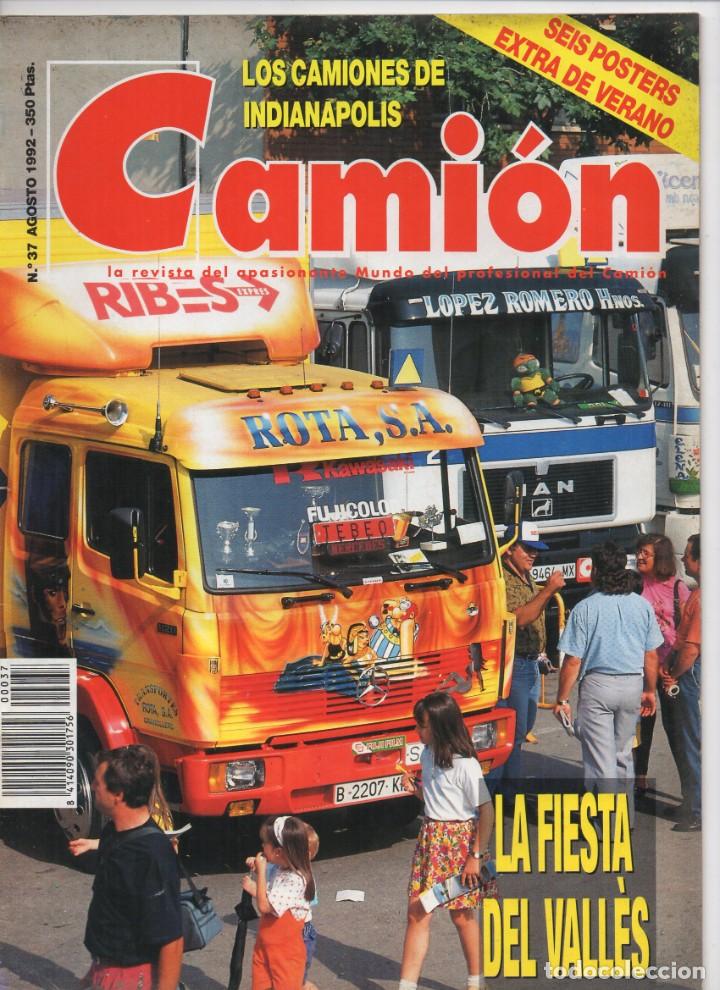 Coches: Revista Cami&oacute;n n&ordm;37 Agosto 1992 - LA FIESTA DEL VALL&Egrave;S