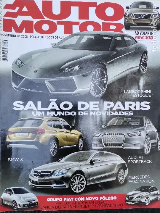 Coches: 2008 REVISTA AUTO MOTOR - BMW X1 - AUDI A1 SPORTBACK - FIAT 500 ABARTH - LAMBORGUINI ESTOQUE
