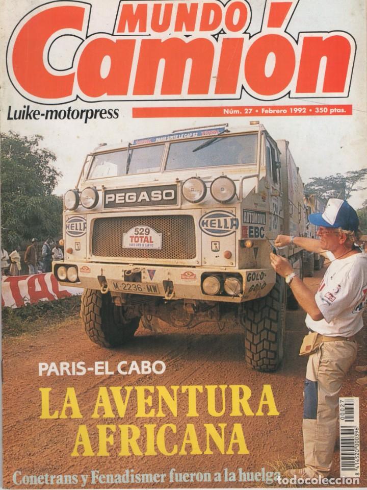 Autos: Revista Mundo cami&oacute;n n&ordm;27 Febrero 1992 - PARIS, EL CABO