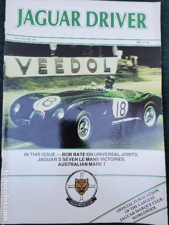 Coches: MAY NO.394 1993 REVISTA JAGUAR DRIVER