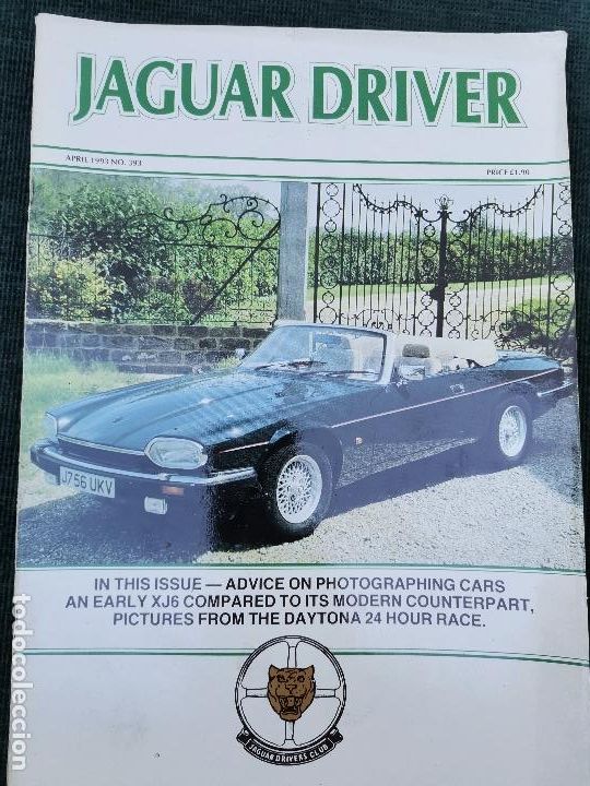 Coches: APRIL NO.393 1993 REVISTA JAGUAR DRIVER