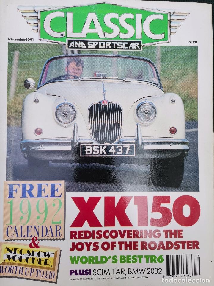 Coches: FEBRUARY 1991 REVISTA CLASSIC AND SPORTS CAR - JAGUAR XK 150 - SCIMITAR - BMW 2002