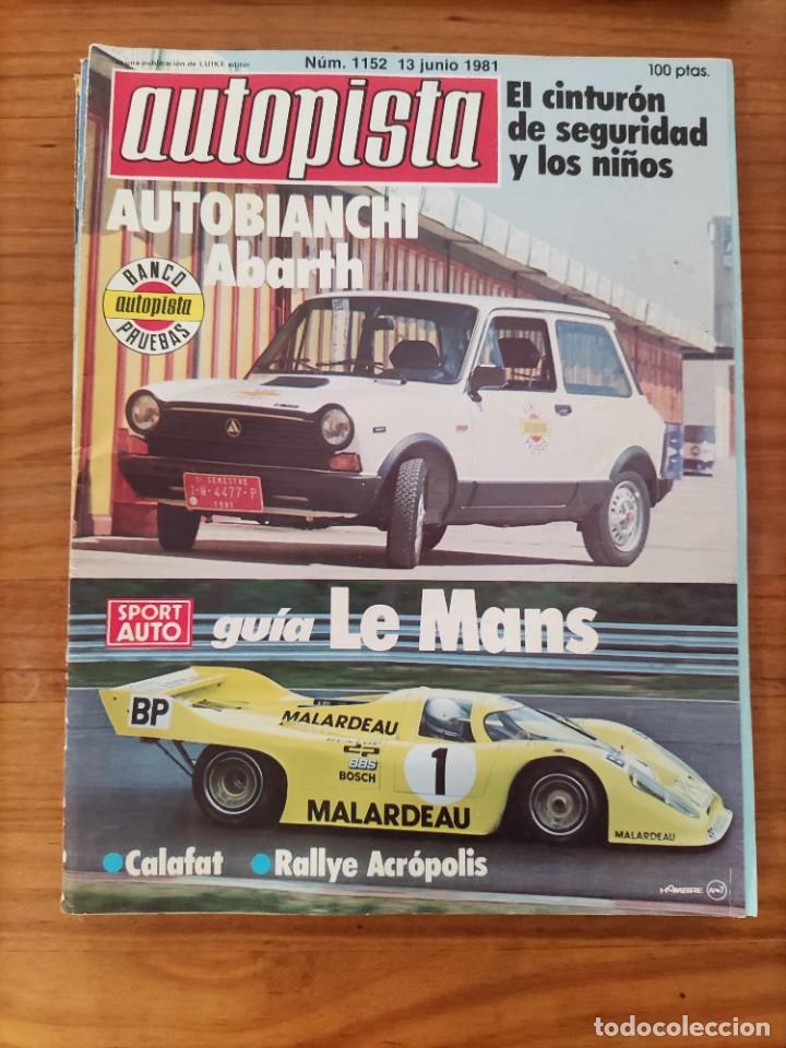 Coches: LRM n°15 Revista autopista número 1152 - 13 Junio 1981 - Foto 1 - 312337723