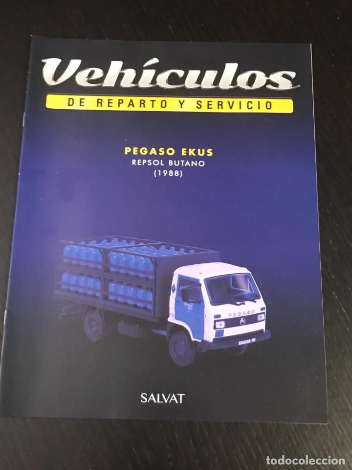 Coches: PEGASO EKUS REPSOL BUTANO 1988 - FASCICULO - VEHICULOS DE REPARTO Y SERVICIO SALVAT