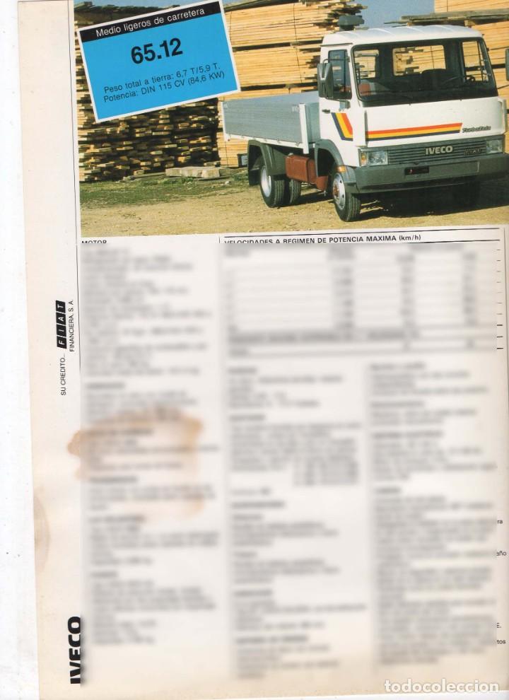 Coches: Ficha t&eacute;cnica IVECO 65.12