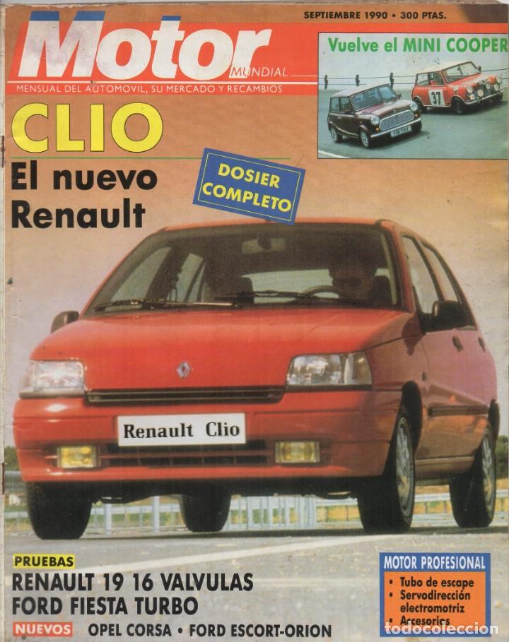 Autos: Motor Mundial, Septiembre 1990 - RENAULT CLIO, MINI COOPER