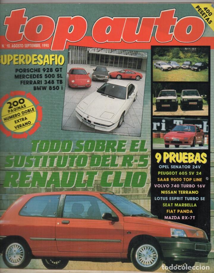 Coches: Top Auto n&ordm;10 de 1990, especial 200 p&aacute;ginas