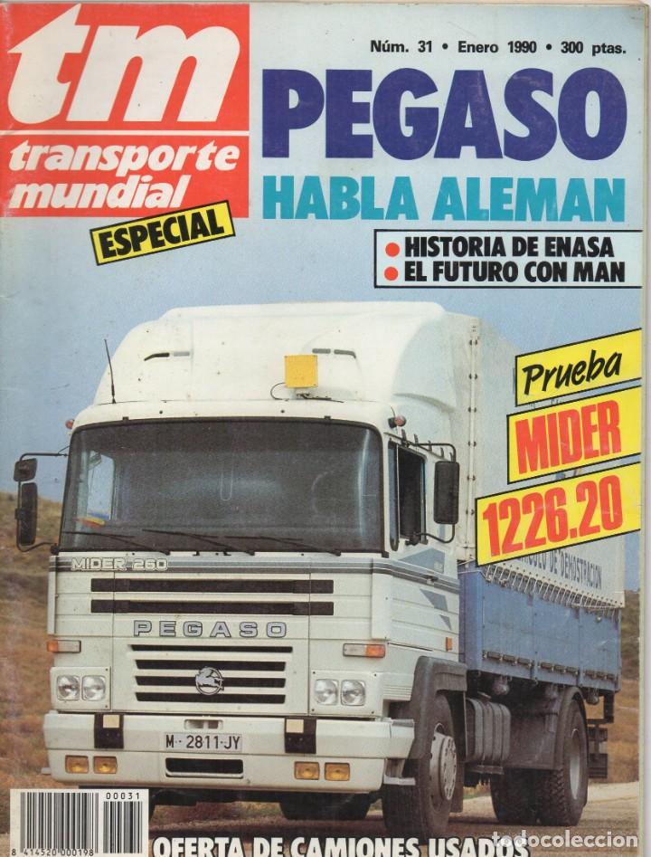 Coches: Revista TM Transporte Mundial n&ordm;31 Enero 1990 - MIDER 1226.20