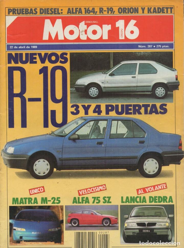 Coches: MOTOR16 n&ordm;287 de 1989