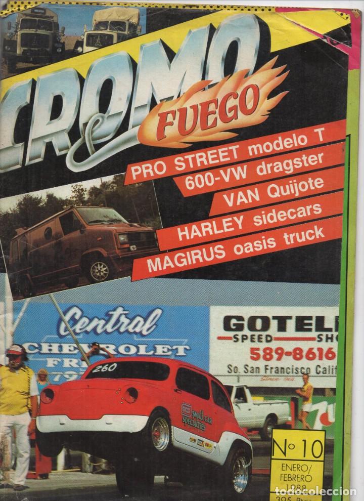 Coches: Cromo Fuego n&ordm;10 de 1988