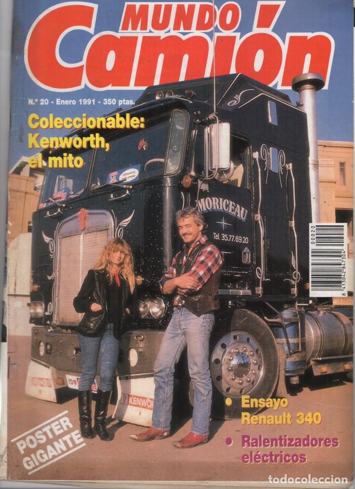 Autos: Revista Mundo cami&oacute;n n&ordm;20 Enero 1991 - KENWORTH, EL MITO + POSTER