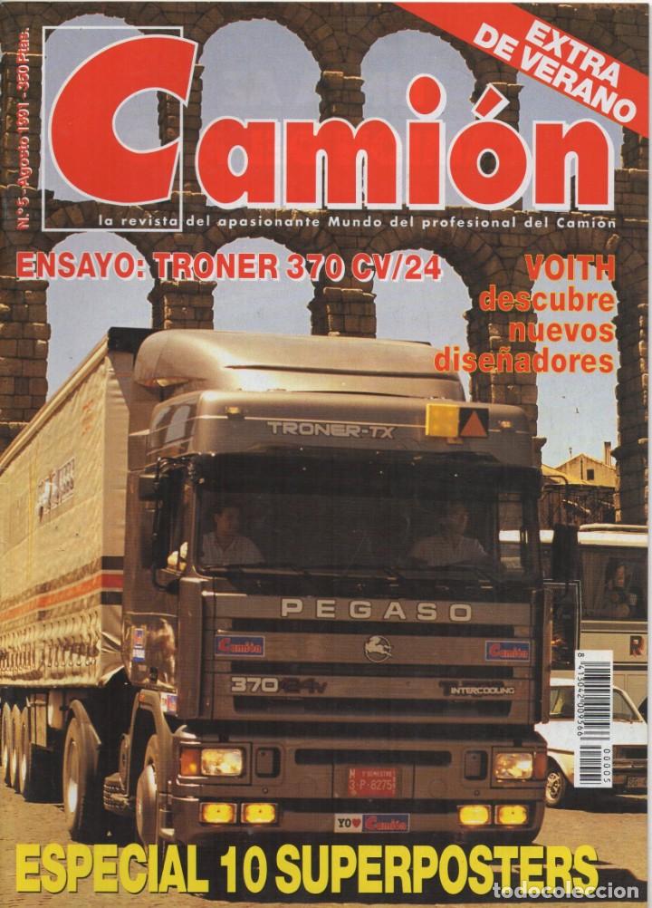 Autos: Revista cami&oacute;n n&ordm;5 Agosto 1991 - TRONER 370CV/24