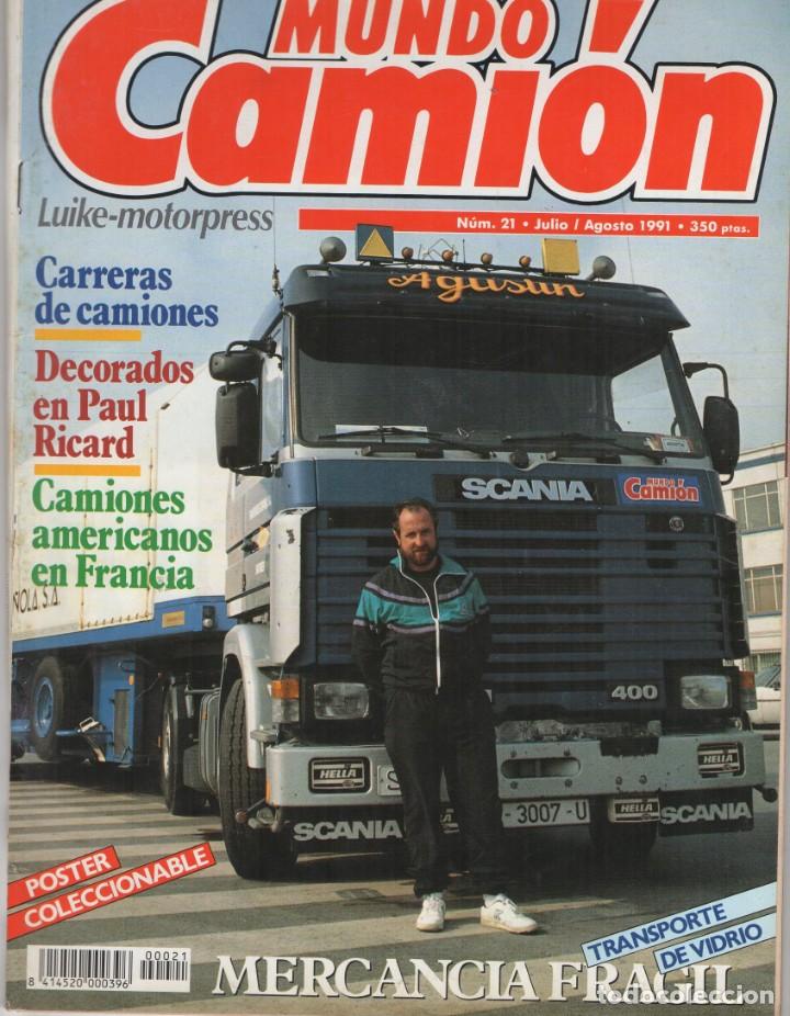 Autos: Revista Mundo Cami&oacute;n n&ordm;21 Julio/Agosto 1991 - PAUL RICARD