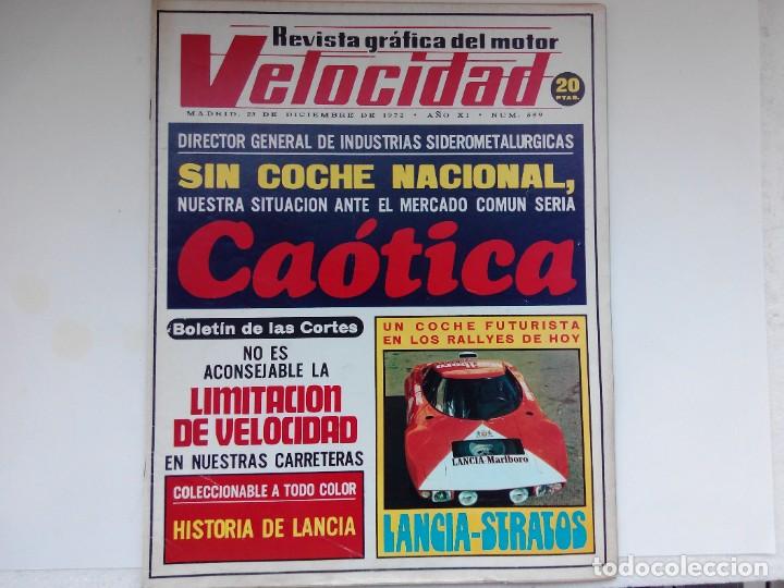 Coches: REVISTA VELOCIDAD N&ordm; 589 - A&Ntilde;O 1972-