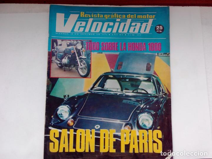 Coches: REVISTA VELOCIDAD N&ordm; 683 A&Ntilde;O 1974- TODO SOBRE LA HONDA GOLD WING 1000 - MOTOCICLETAS GAC-