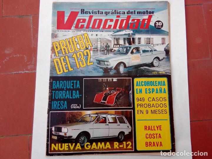 Coches: REVISTA VELOCIDAD N&ordm; 702 A&Ntilde;O 1975- PRUEBA SEAT 132 1.800 - PRUEBA LAVERDA 1000 180&ordm;
