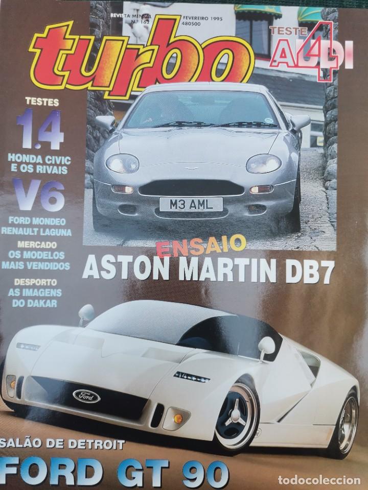 Coches: 1995 REVISTA TURBO - ENSAIO ASTON MARTIN DB7 - FORD GT 90 - TESTES HONDA CIVIC E RIVAIS