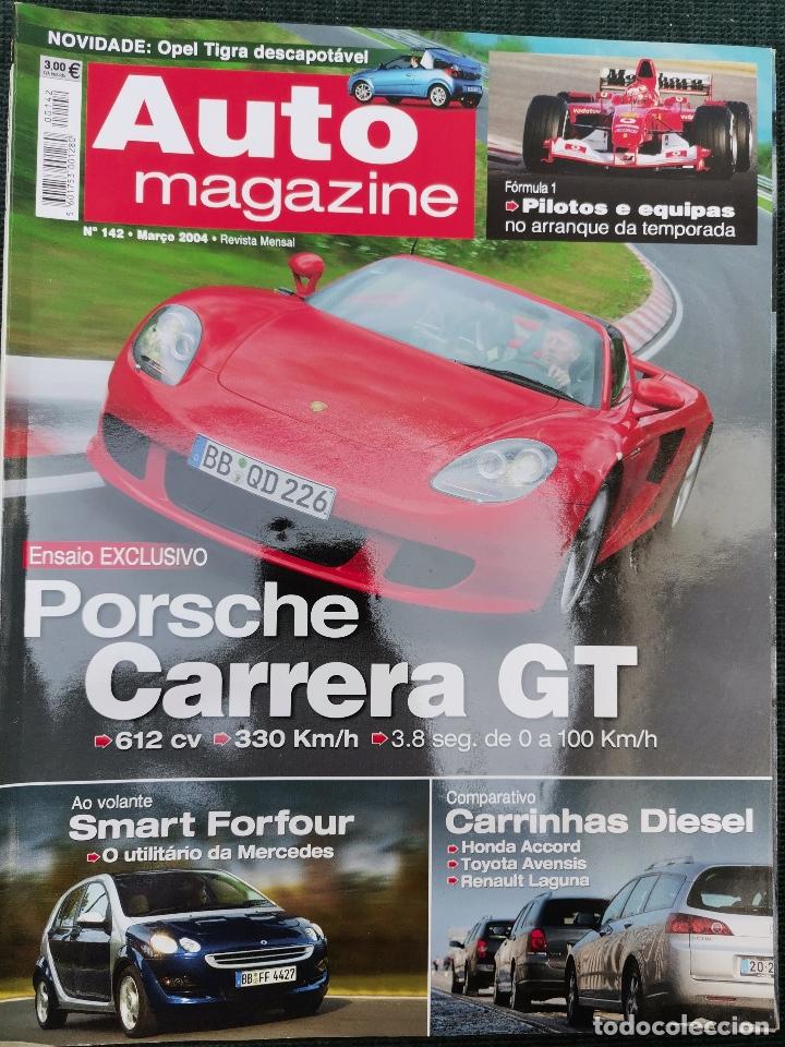 Coches: 2004 REVISTA AUTO MAGAZINE - PORSCHE CARRERA GT 612 CV - FORMULA 1 - HONDA ACCORD - RENAULT LAGUNA