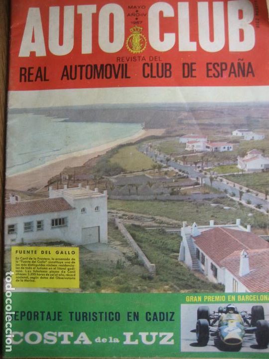 Coches: Auto Club. Mayo 1967. Revista del Automovil Club de Espa&ntilde;a.