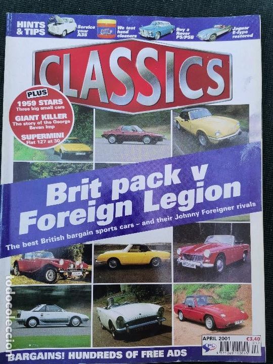 Coches: 2001 REVISTA CLASSICS - FIAT 127 - ROVER P5 - SERVICE YOUR AUSTIN A30 / A35