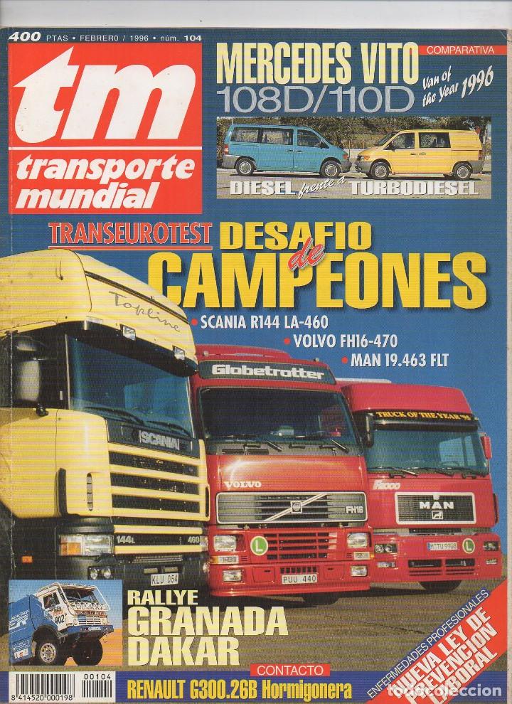 Autos: Revista TM Transporte Mundial n&ordm;104 a&ntilde;o 1996