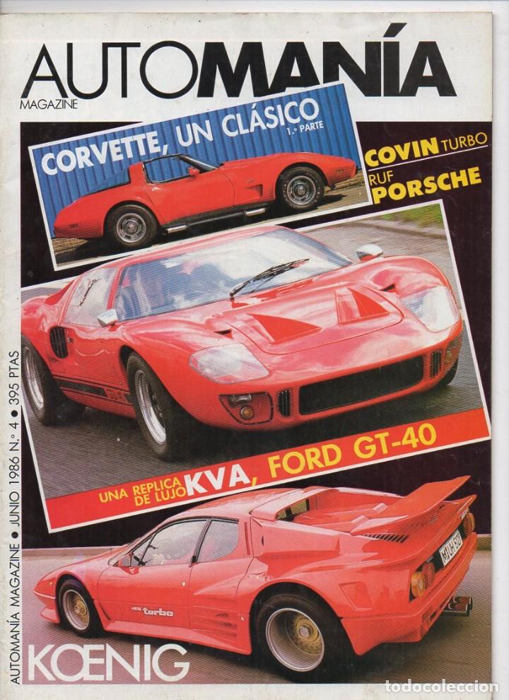 Coches: AUTOMANIA N&ordm;4 1986