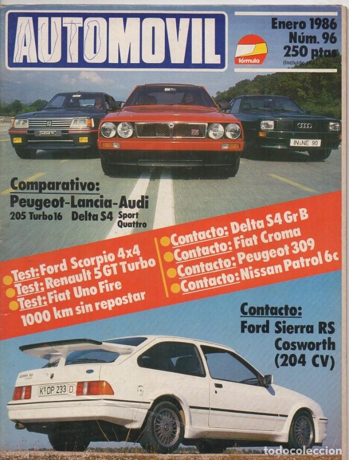Autos: AUTOMOVIL N&ordm;96 1986