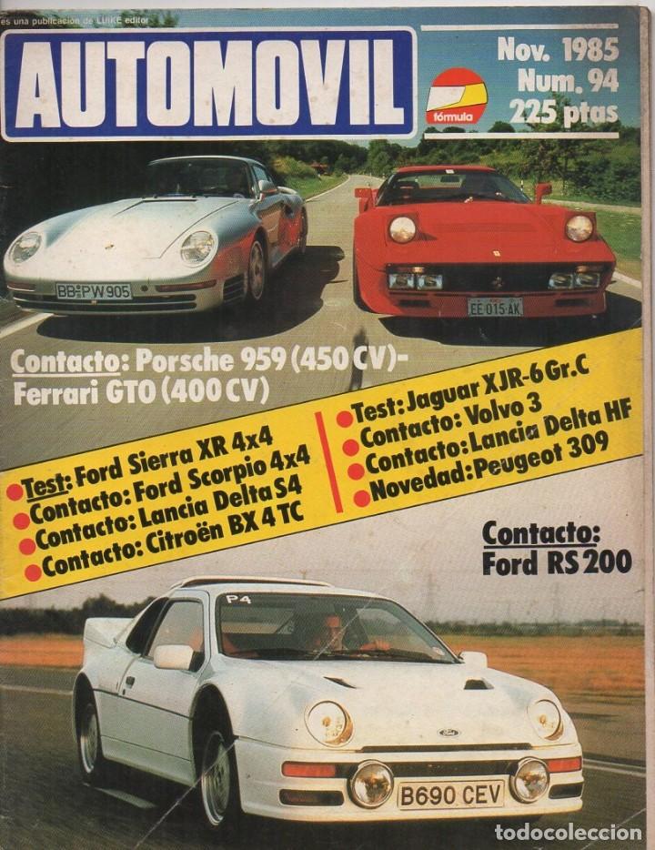 Autos: AUTOMOVIL N&ordm;94 1985 - FORD RS200