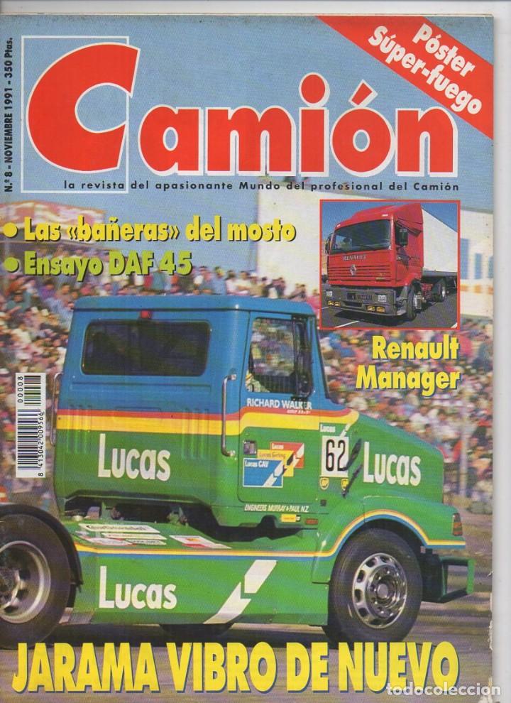 Coches: Revista CAMION n&ordm;8 de 1991