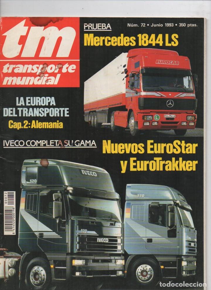 Coches: Revista TM Transporte Mundial n&ordm;72 de 1993