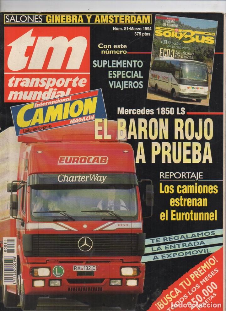 Coches: Revista TM Transporte Mundial n&ordm;81 de 1994