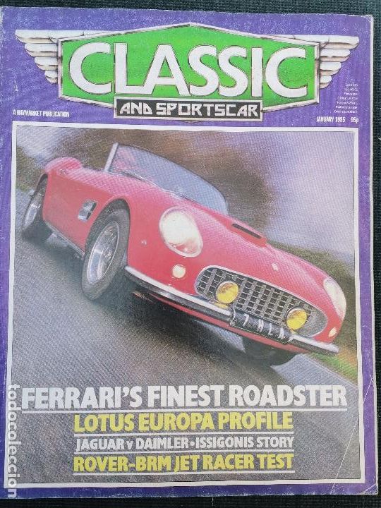 Coches: 1989 REVISTA CLASSIC AND SPORTS CAR - FERRARI SUPPLEMENT - MGB