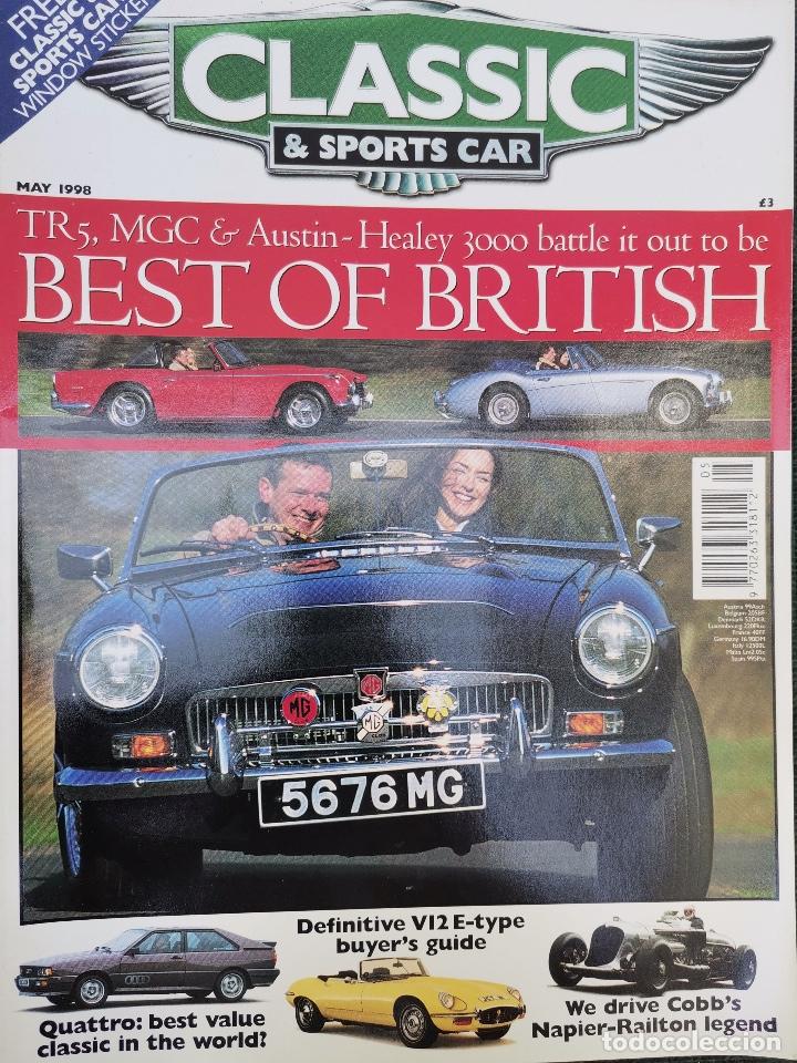 Coches: 1998 REVISTA CLASSIC AND SPORTS CAR - AUDI QUATTRO - JAGUAR E TYPE V12 - MGB