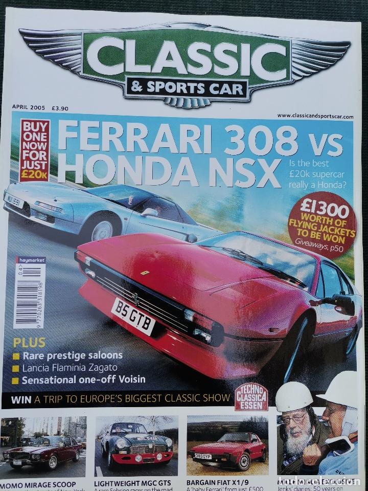 Coches: 2005 REVISTA CLASSIC AND SPORTS CAR - FERRARI 308 VS HONDA NSX - MGC GTS