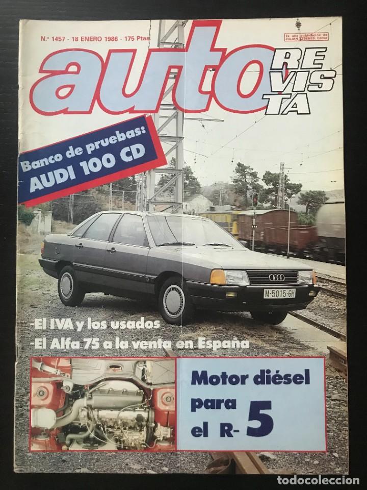 Coches: AUTO REVISTA N&ordm; 1457 - AUDI 100 CD GAMA CHEVROLET RENAULT 5 DIESEL ALFA ROMEO 75